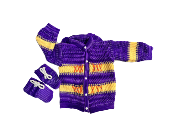 purple babies sweater